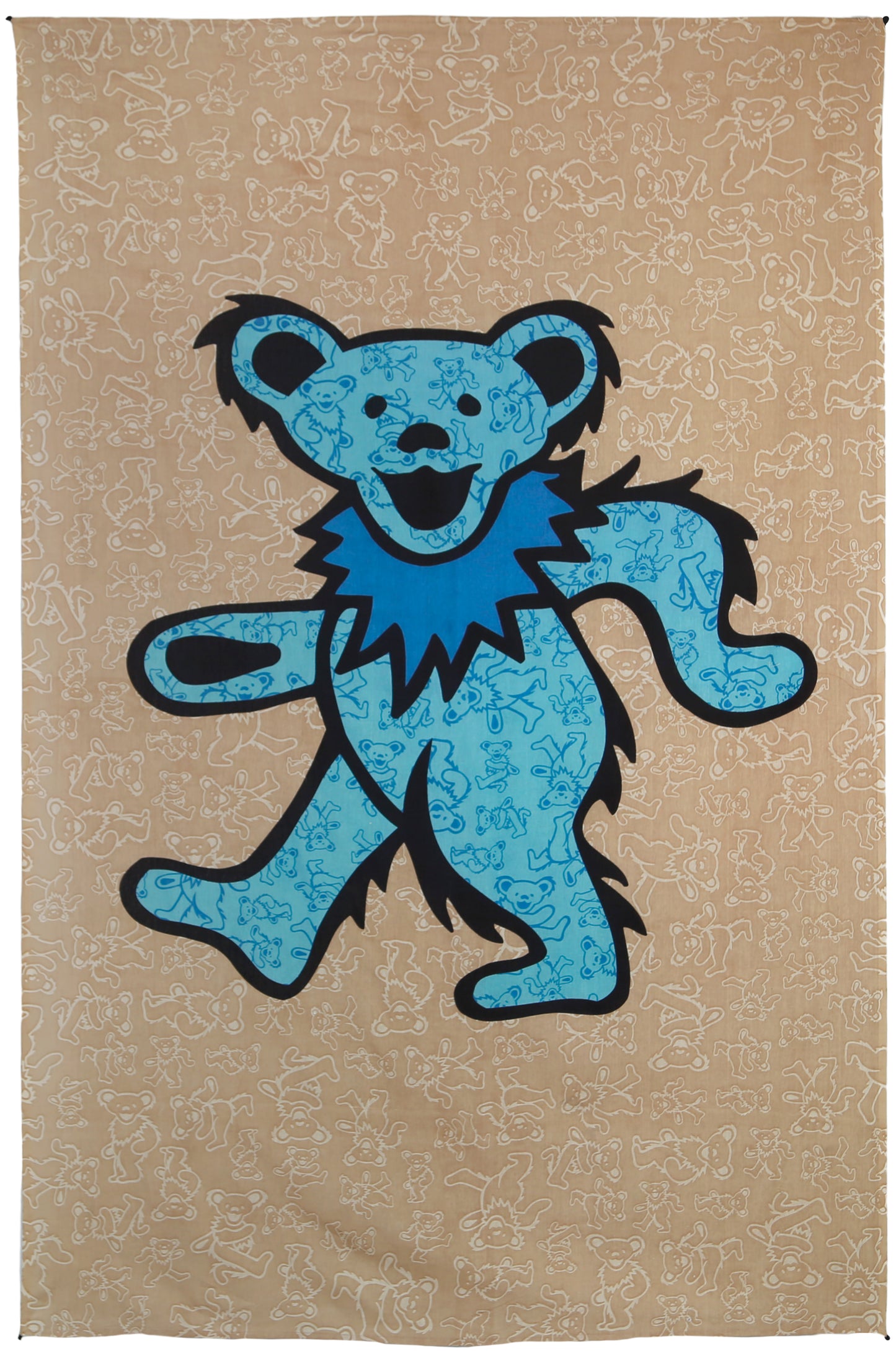 Grateful Dead Dancing Bear Tapestry 52x80" by Sunshine Joy