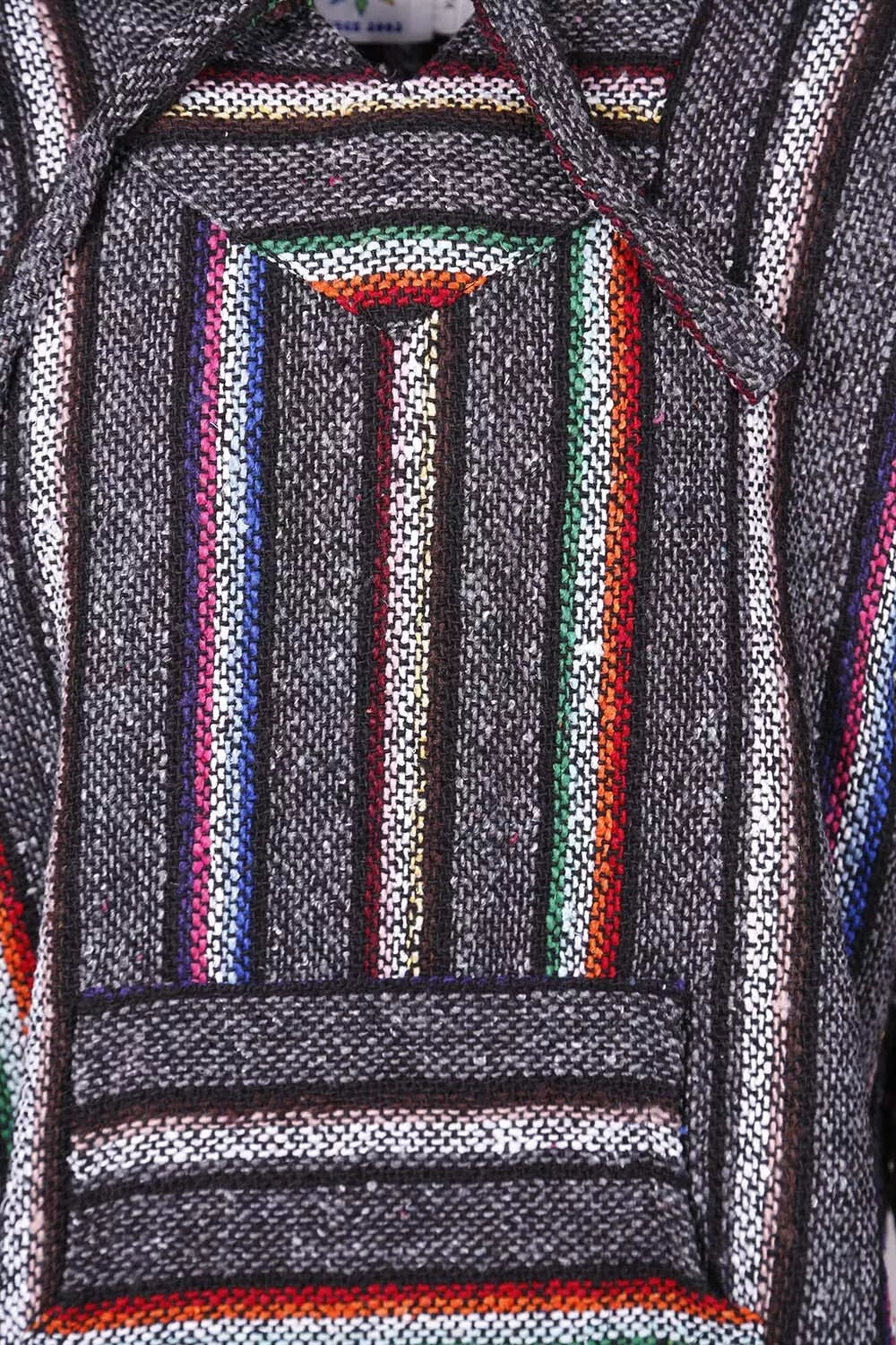 Fiesta Party Stripe Mexican Baja Pullover Hoodie