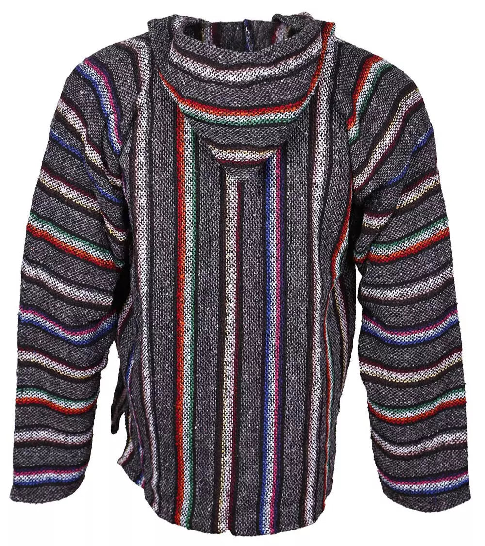 Fiesta Party Stripe Mexican Baja Pullover Hoodie