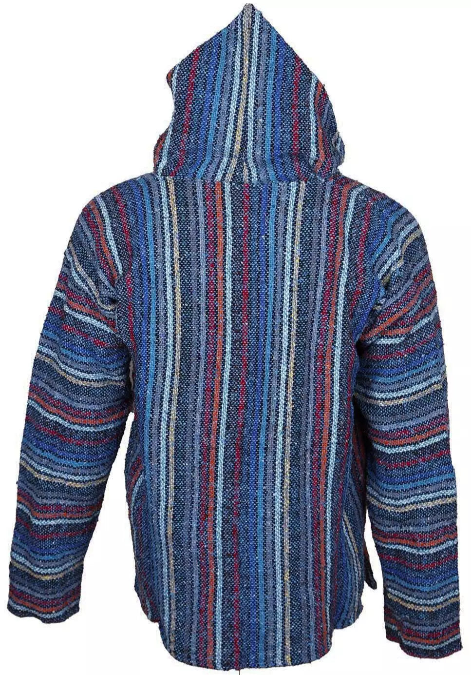 Pinata Stripe Mexican Baja Pullover Hoodie