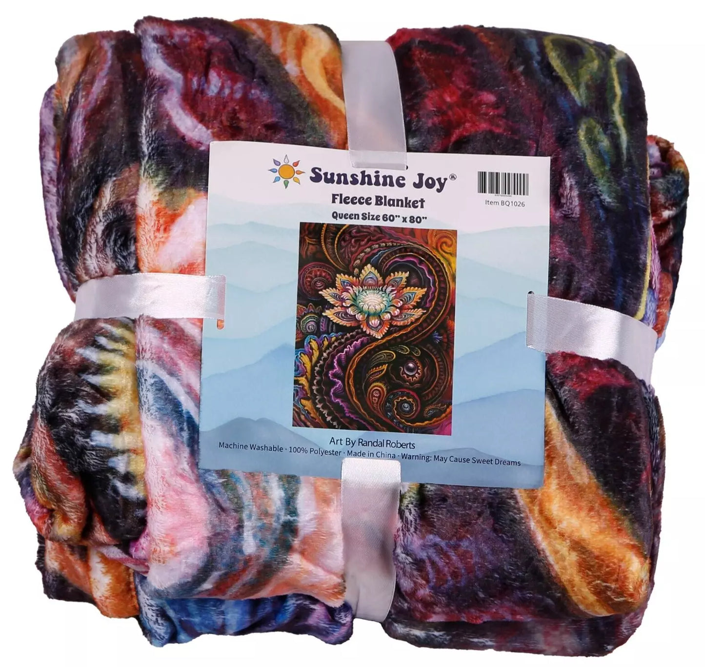 Flower Power Fleece Blanket