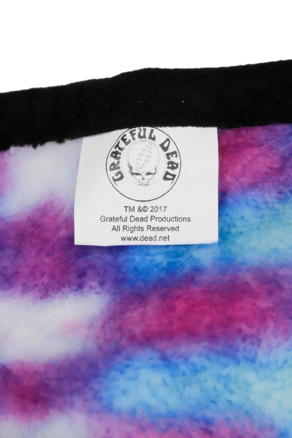 Grateful Dead Tie-Dye Dancing Bears Throw Blanket