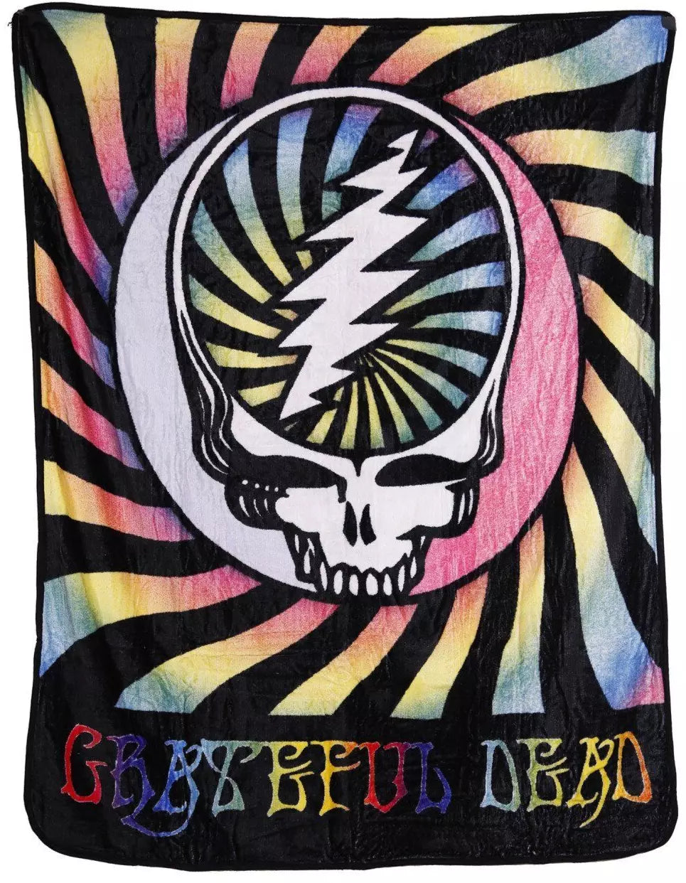 Grateful Dead Steal Your Face Vortex Throw Blanket