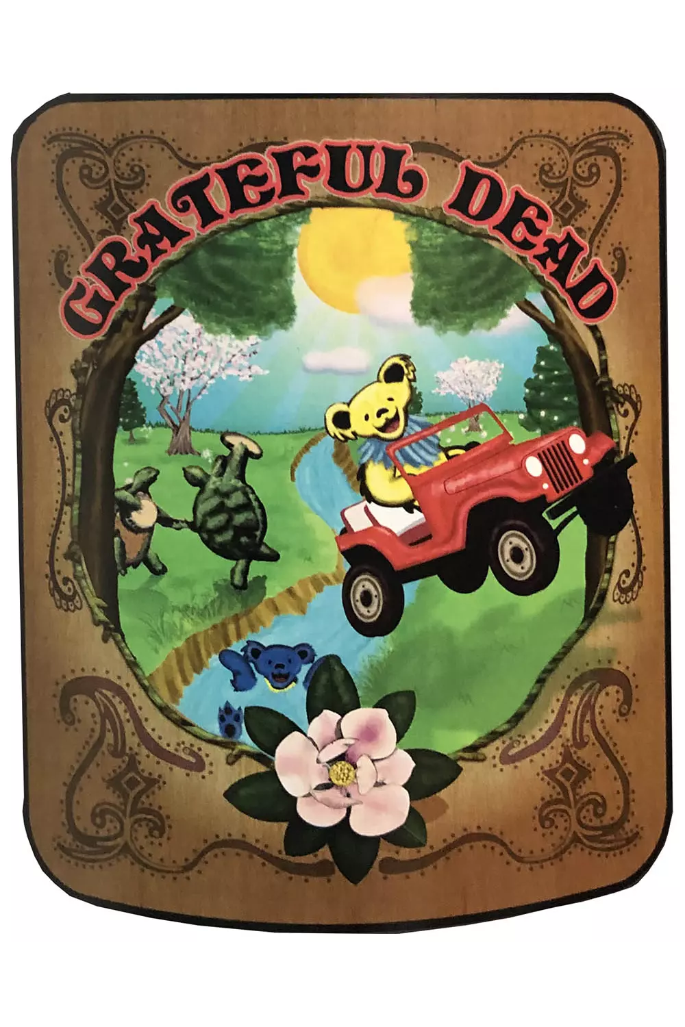 Grateful Dead Sugar Magnolia Fleece Throw Blanket