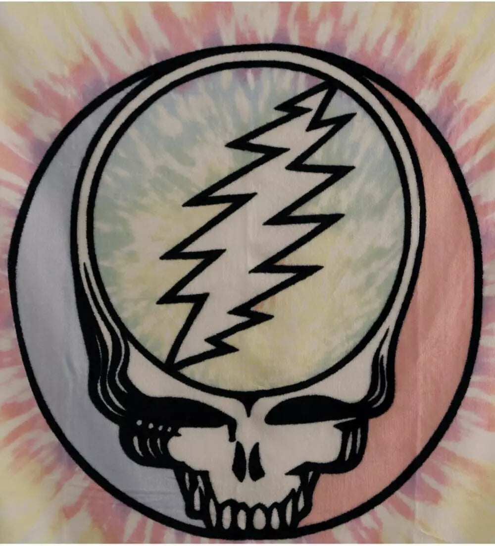 Grateful Dead Steal Your Face Pastel Throw Blanket