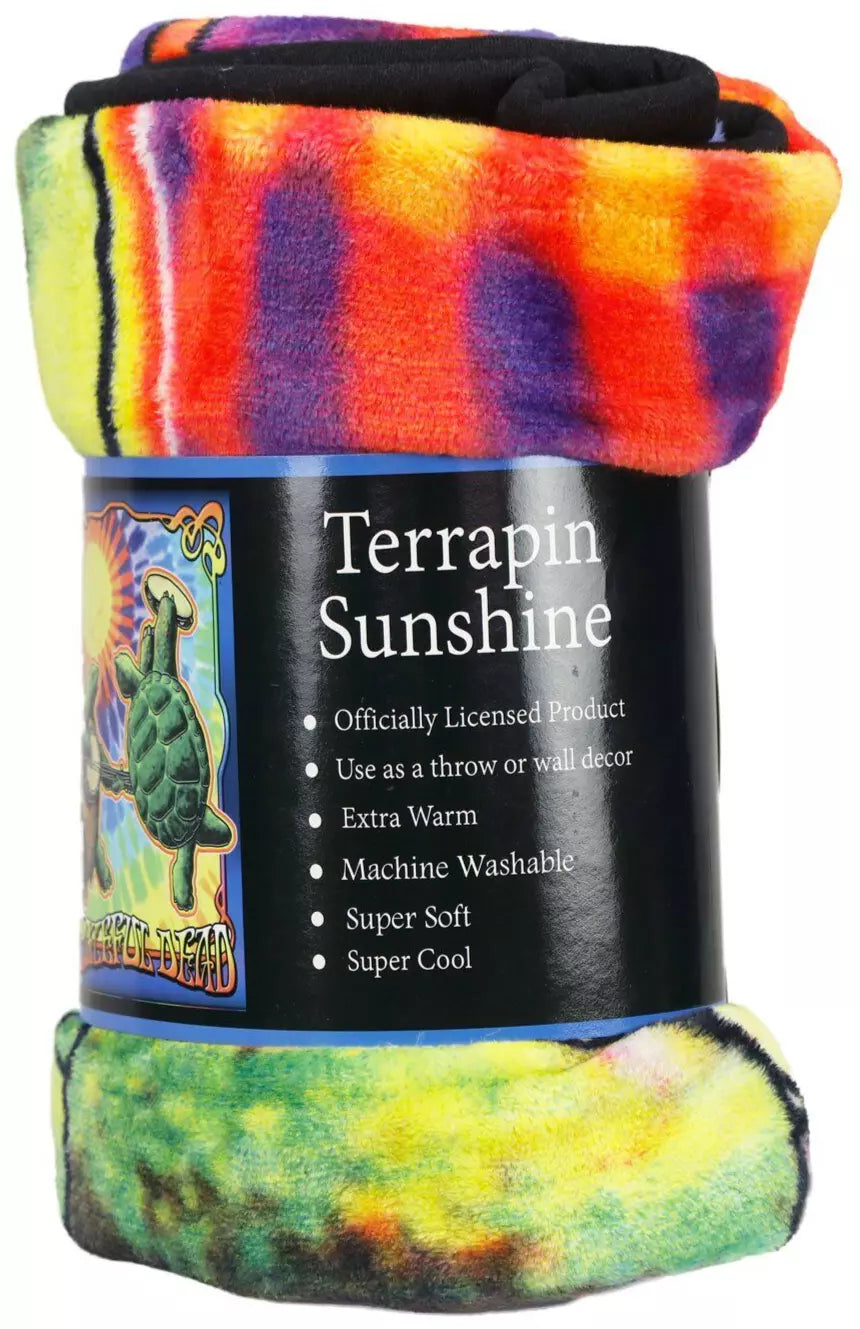 Grateful Dead Terrapin Sunshine Throw Blanket