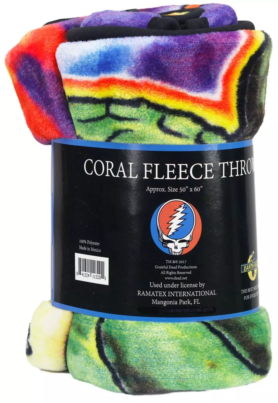 Grateful Dead Terrapin Sunshine Throw Blanket