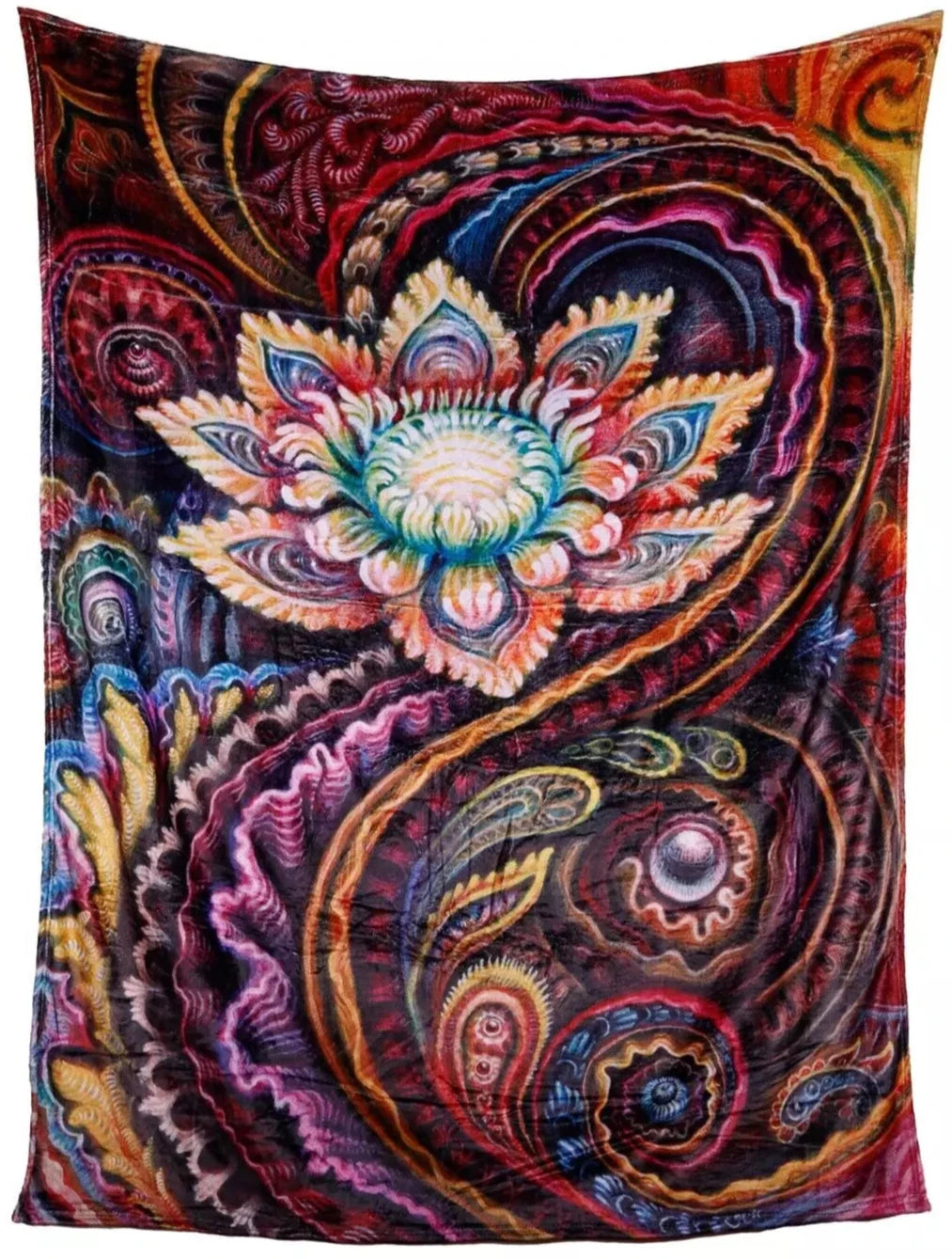 Flower Power Fleece Blanket