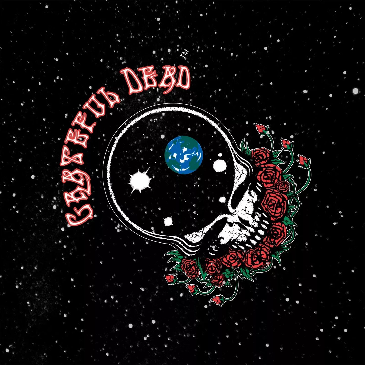 Grateful Dead Space Your Face Bandana - 22x22 inch Cotton Bandana by Sunshine Joy – 100% Cotton Bandana by Sunshine Joy