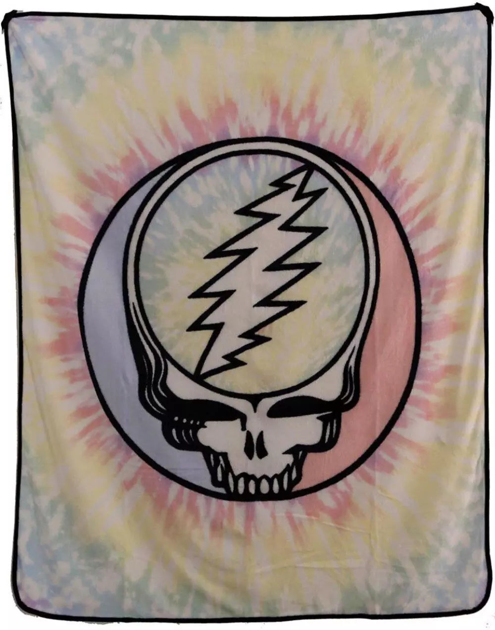 Grateful Dead Steal Your Face Pastel Throw Blanket