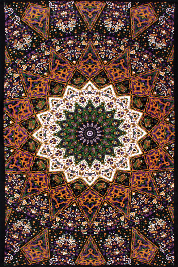 3D Indian Star Tapestry 60x90" by Sunshine Joy