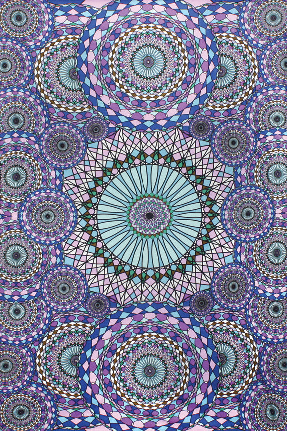 3D Ring of Water Tapestry 60x90"