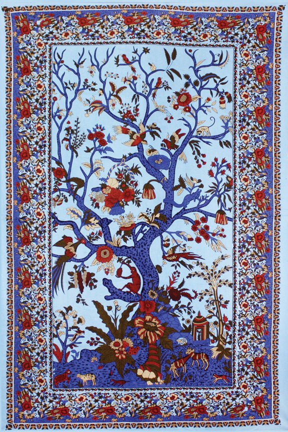 3D Tree of Life Tapestry 60x90" by Sunshine Joy