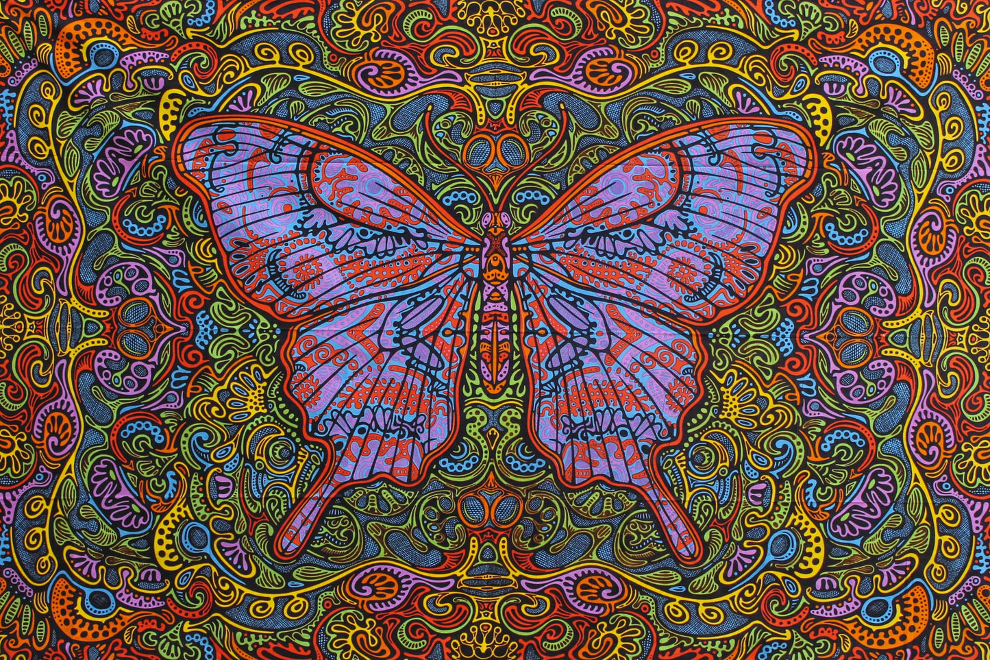 3D Butterfly Daydream Tapestry by Sunshine Joy