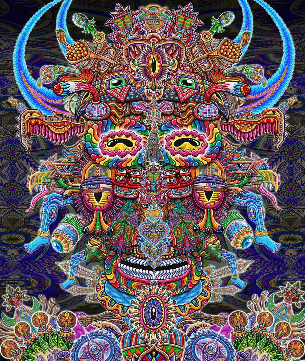 Bullish Man Heady Art Print Tapestry 58x76" by Sunshine Joy