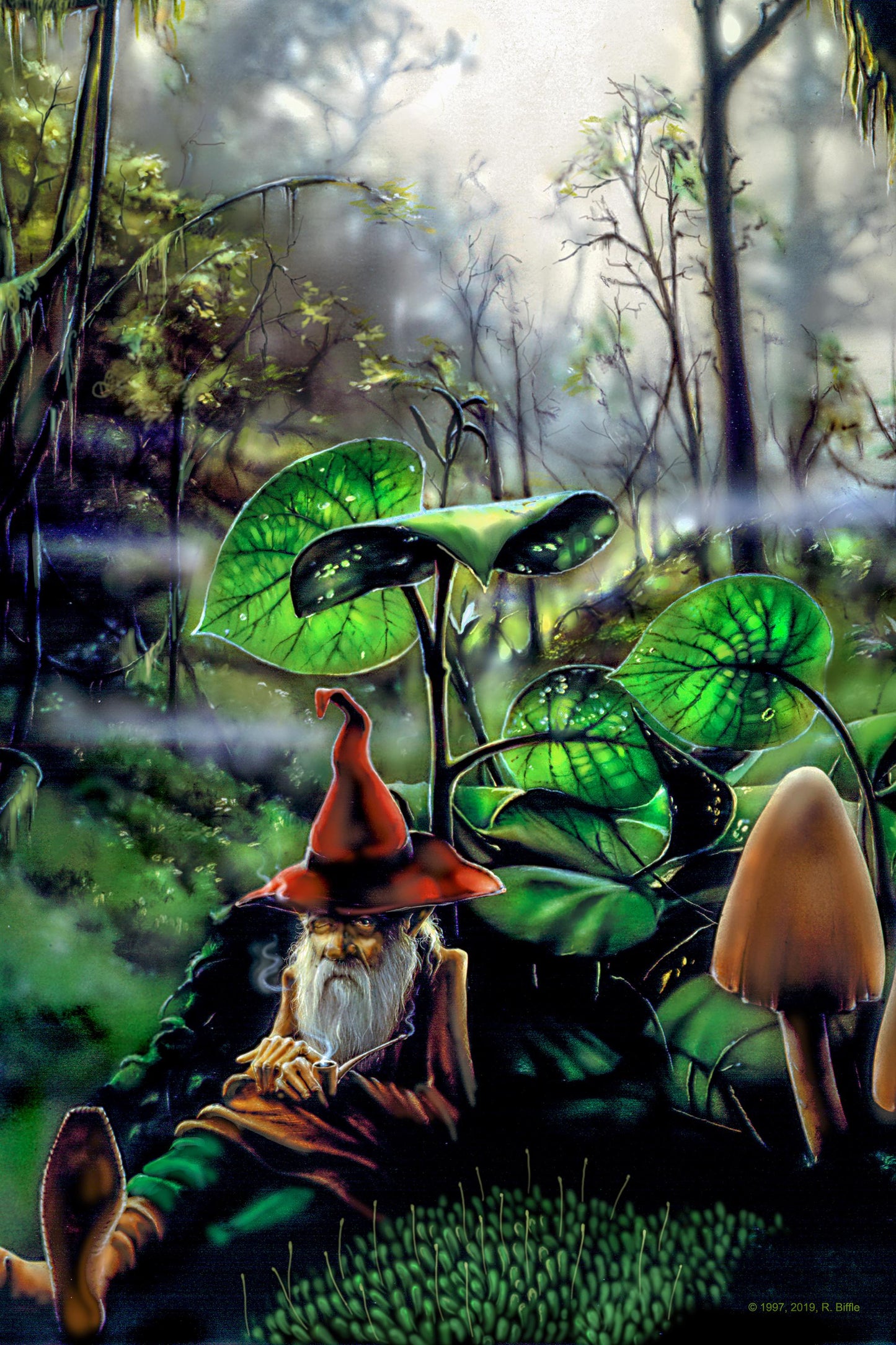 Respite Gnome Heady Art Print Mini Tapestry 30x45"