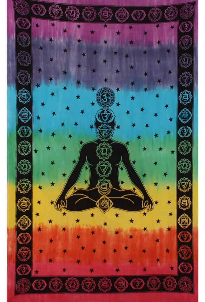 Chakras Mini Tapestry 30x45" by Zest For Life