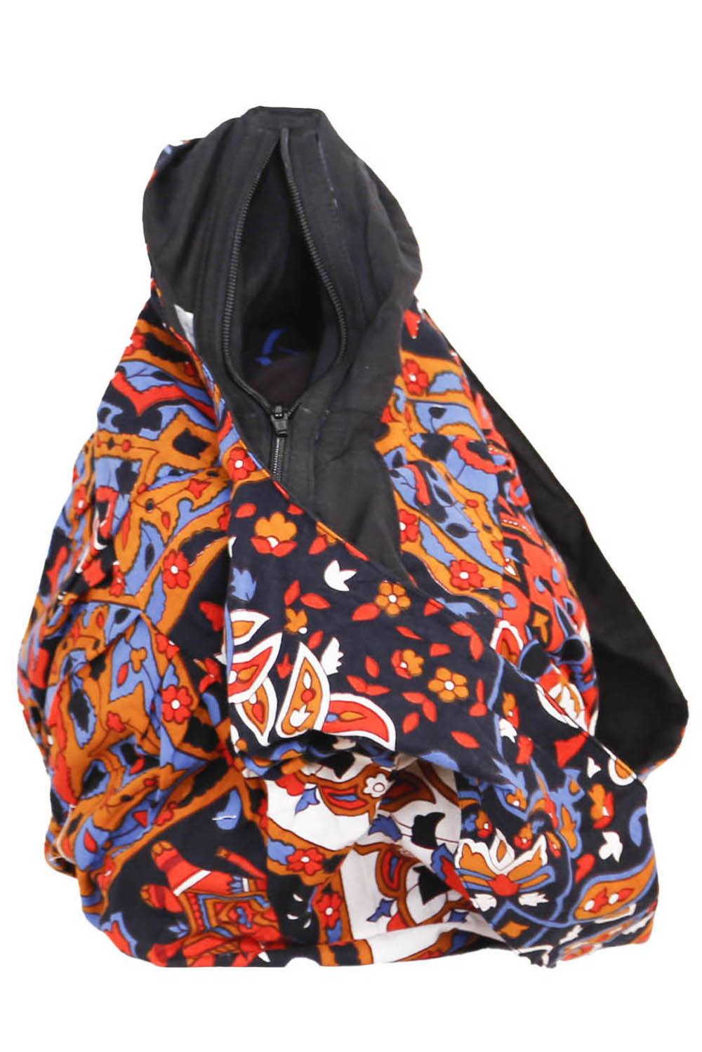 India Star Zip Top Hobo Shoulder Bag