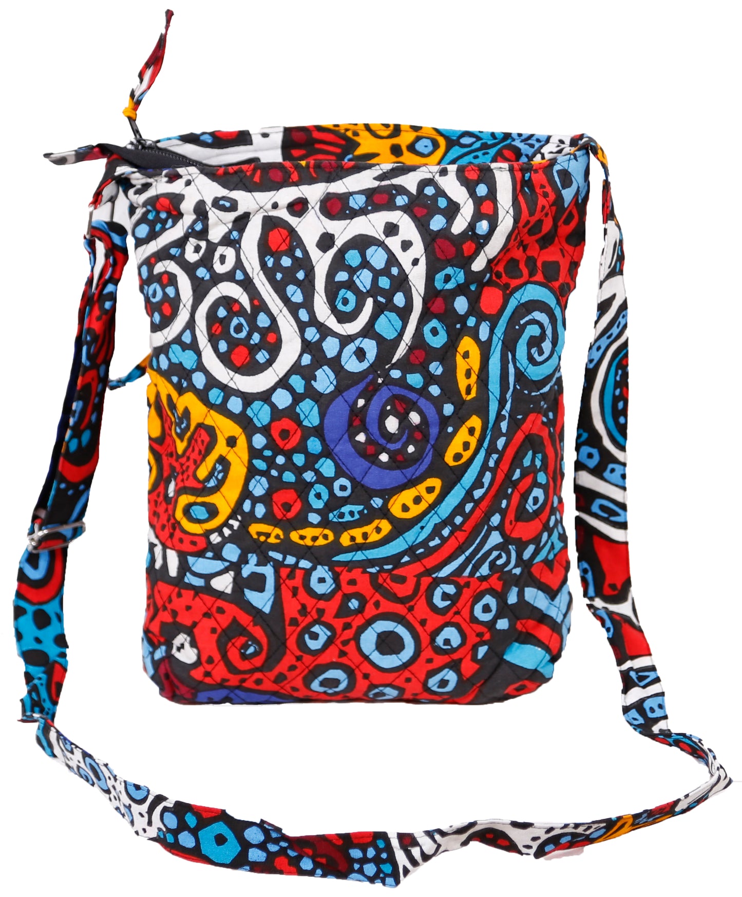 Large Crossbody Bag Glow In The Dark Sunburst