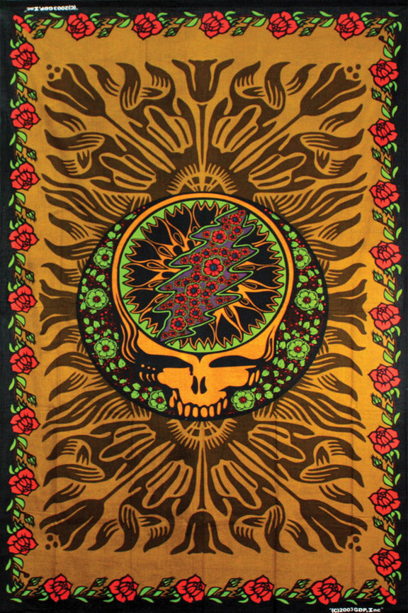 Grateful Dead SYF & Roses Tapestry 60x90"