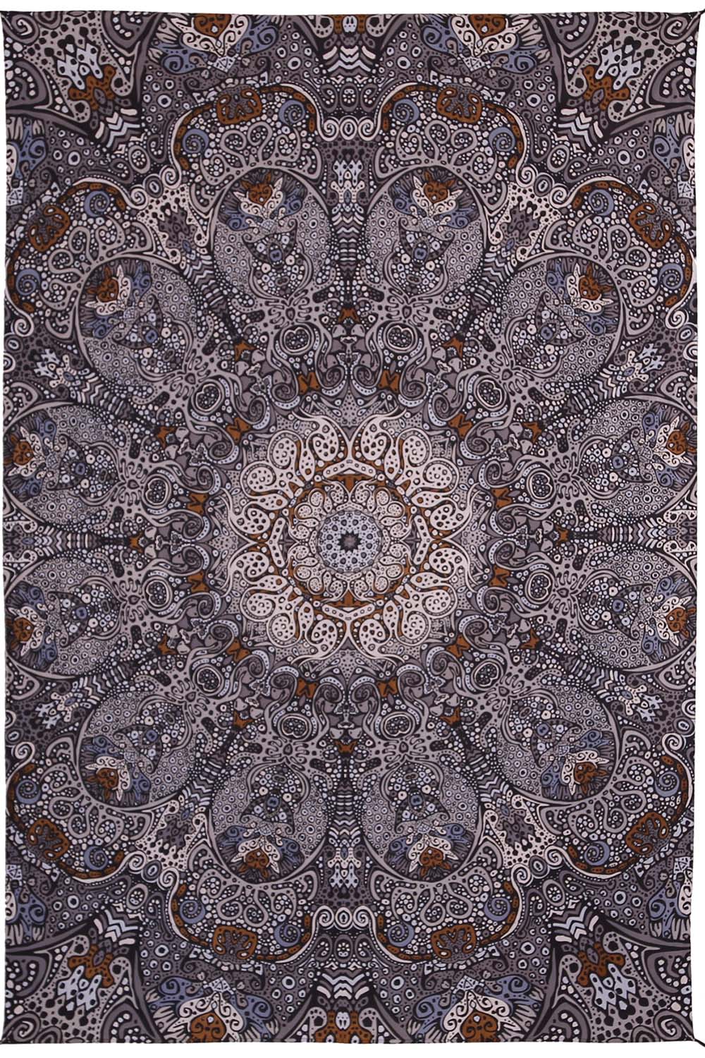 Grey Sunburst Mini Tapestry 30x45" by Sunshine Joy