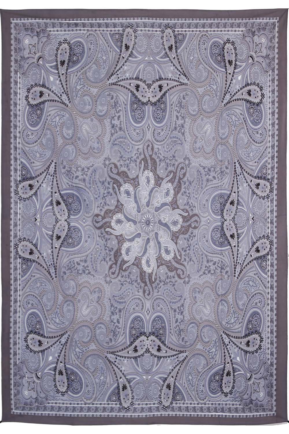 Grey Infinity Star Tapestry 60x90"