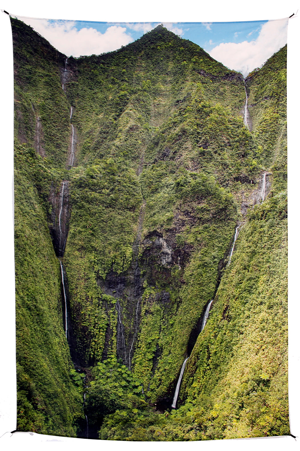 Jurassic Falls Heady Art Print Tapestry 53x85" by Sunshine Joy