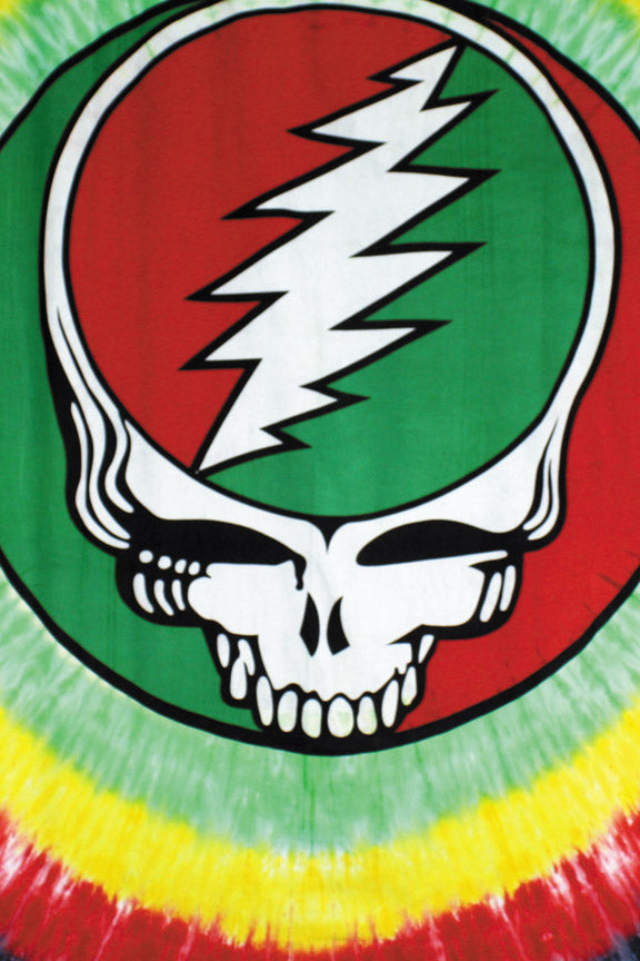 Grateful Dead SYF Rasta Tie Dye Mini Tapestry 30x45