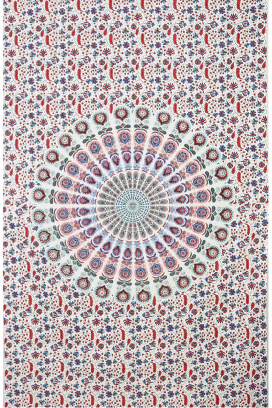 Blue-Purple Plume Mini Tapestry 30x45" by Zest For Life