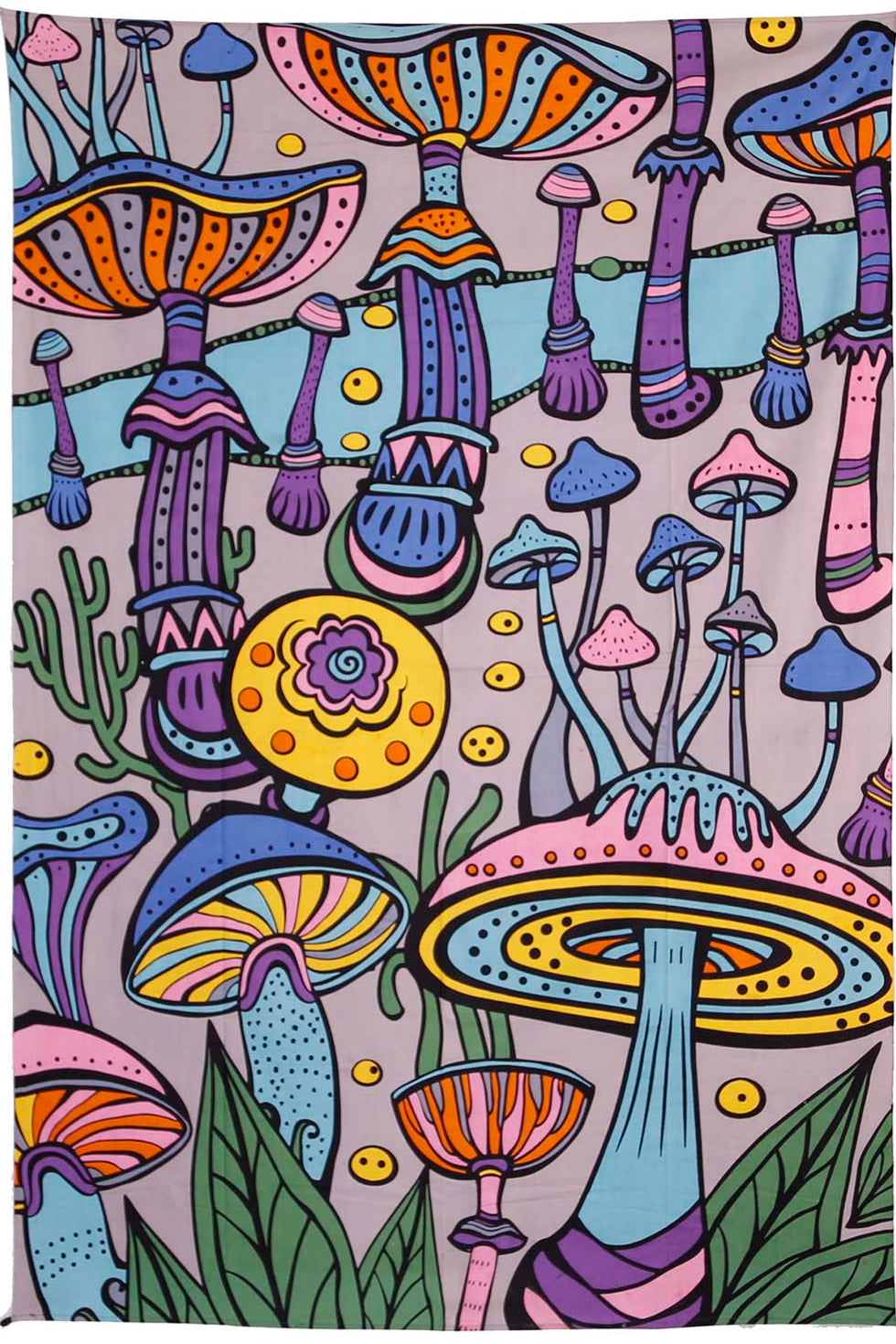 Mushroomland Mini Tapestry 30x45" by Sunshine Joy