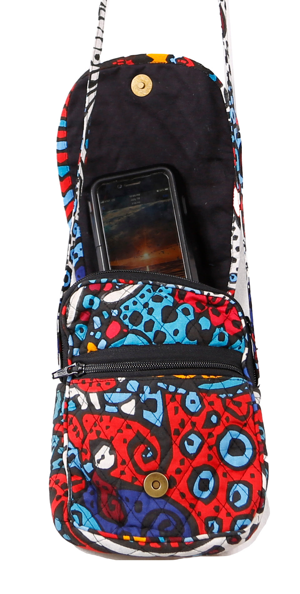 Small Crossbody Bag Glow In The Dark Sunburst