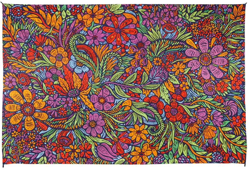 3D Lush Flower Tapestry 60x90"