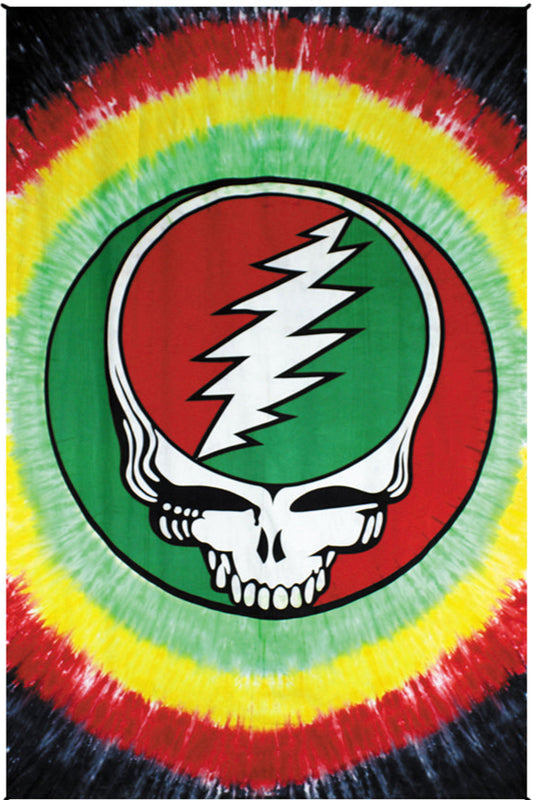 Grateful Dead Rasta SYF Tapestry 60x90" by Sunshine Joy