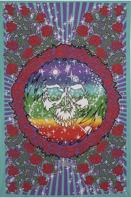 3D Space Ghost Tapestry 60x90" by Sunshine Joy