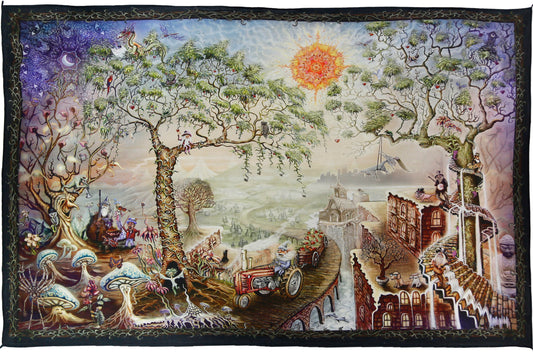 Sunshine Daydream Heady Art Print Tapestry by Sunshine Joy