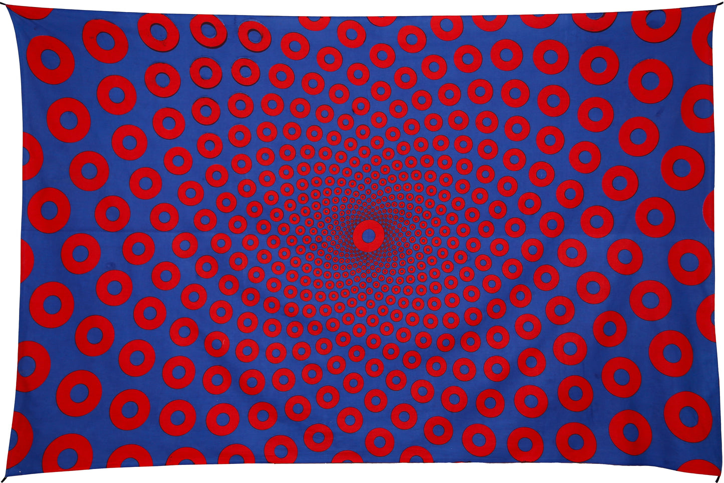 Phish Donut Vortex Tapestry by Sunshine Joy