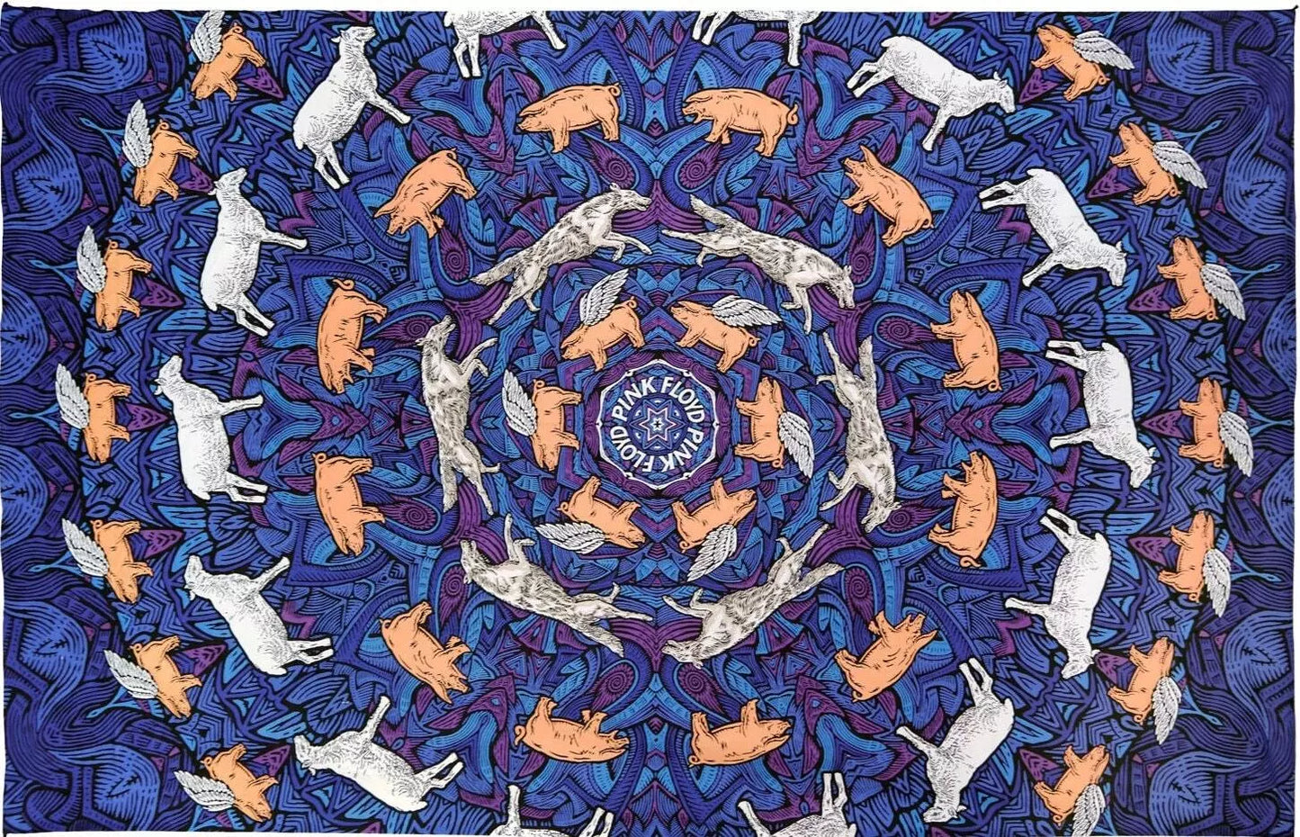 3D Pink Floyd Animals Tapestry 60x90"