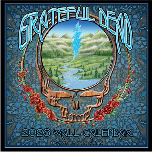 Grateful Dead 2026 Wall Calendar - Official Licensed - Artwork by Mike Dubois