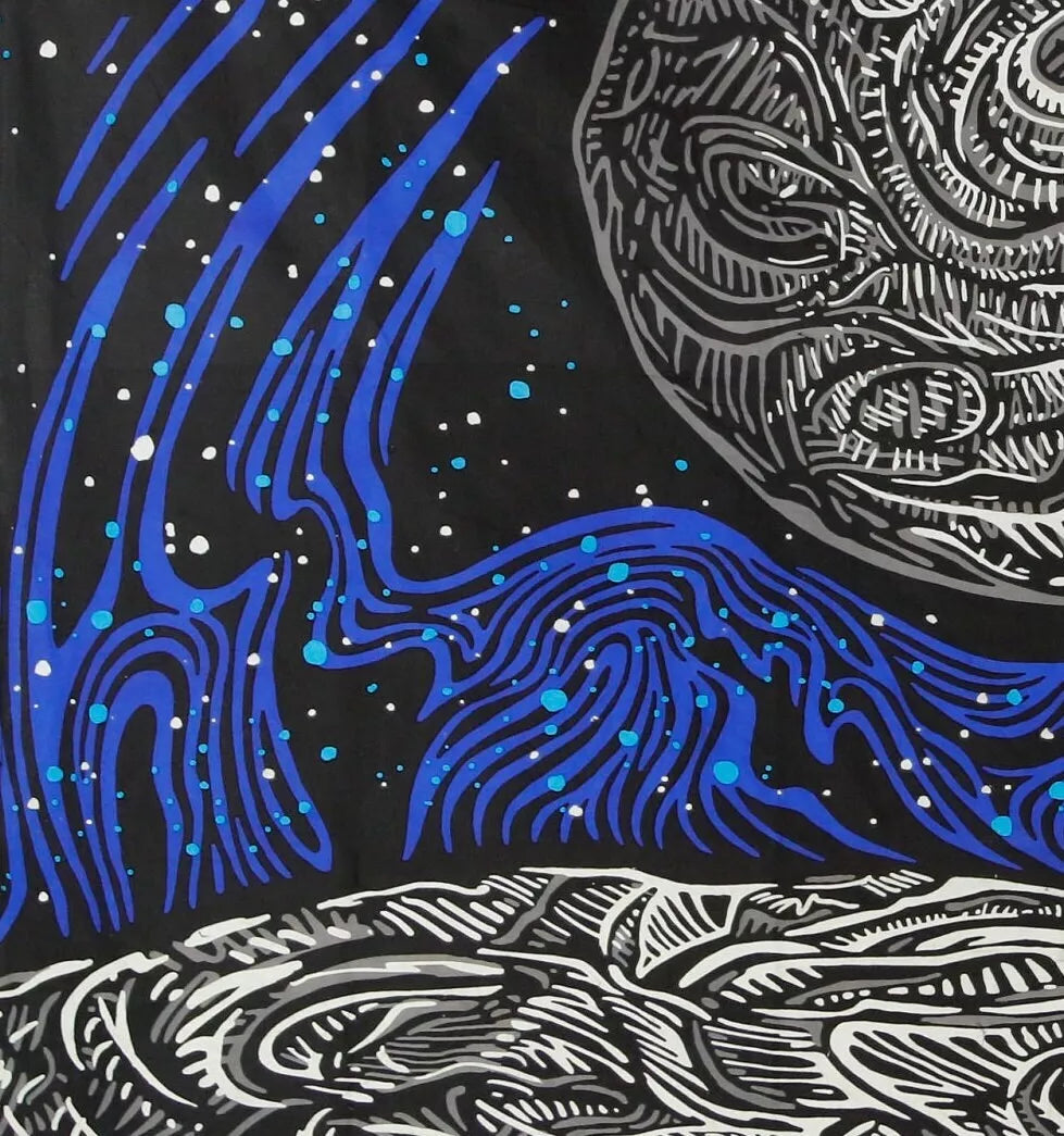 3D Glow In The Dark Galactic Space Tapestry