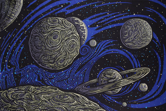 3D Galactic Space Tapestry by Sunshine Joy
