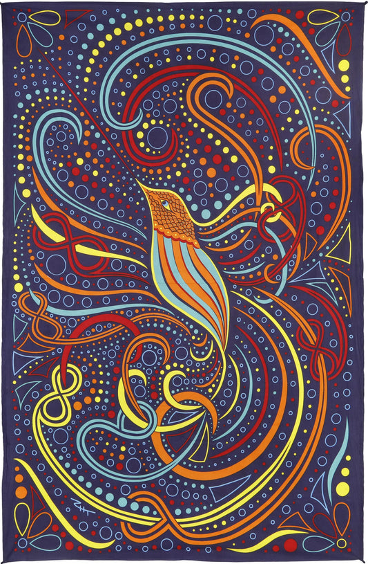 3D Hummingbird Mini Tapestry 30x45" by Sunshine Joy
