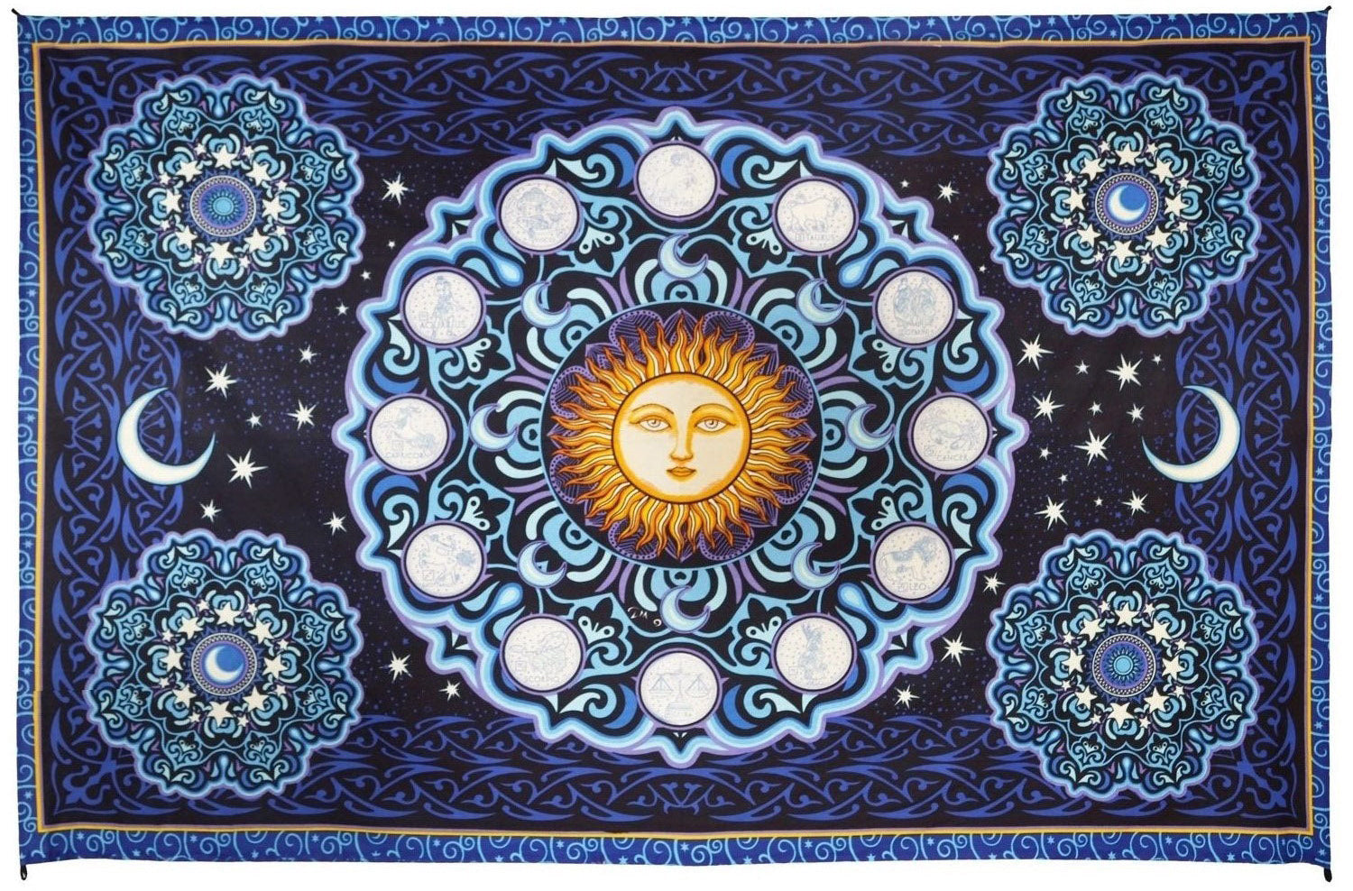 3D Zodiac Tapestry 60x90" by Sunshine Joy