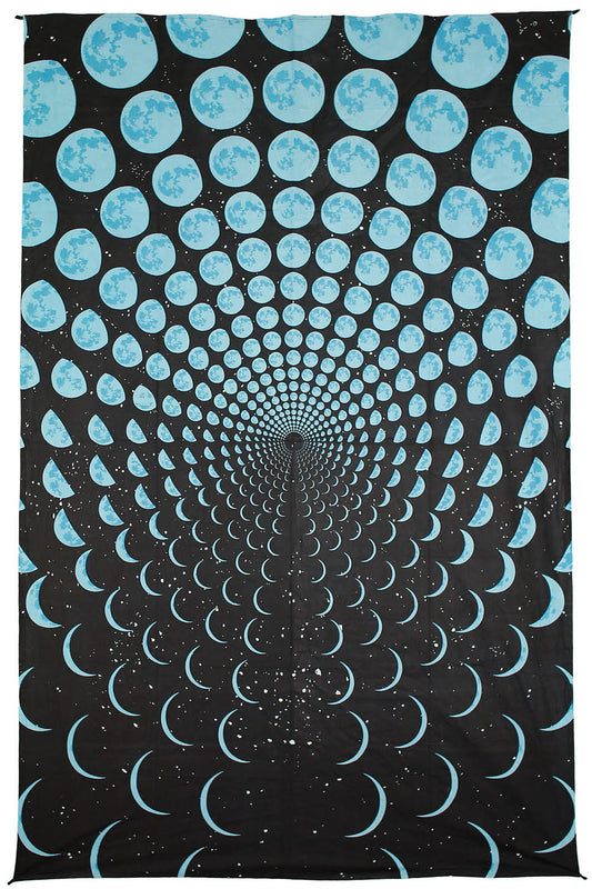 Soul Shine Planet Moon Phase Tapestry