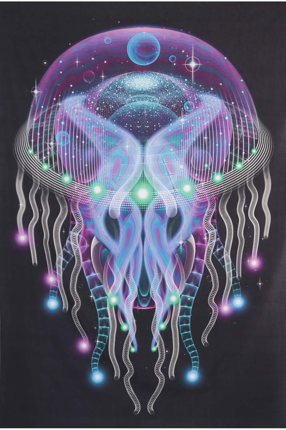 Psychezoa Luminosum Heady Art Print Mini Tapestry 30x45" by Sunshine Joy