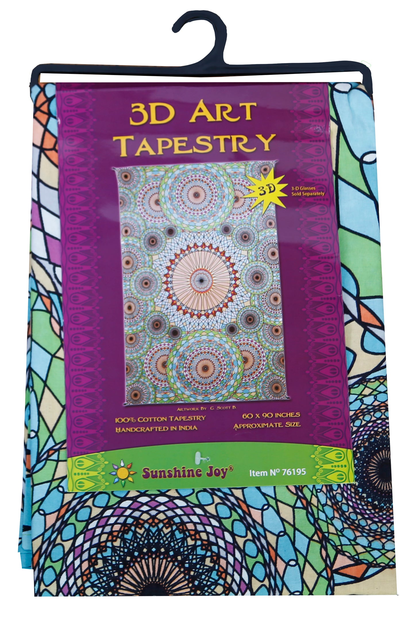 3D Ring of Autumn Tapestry 60x90 - Art by G. Scott B.   **SALE**