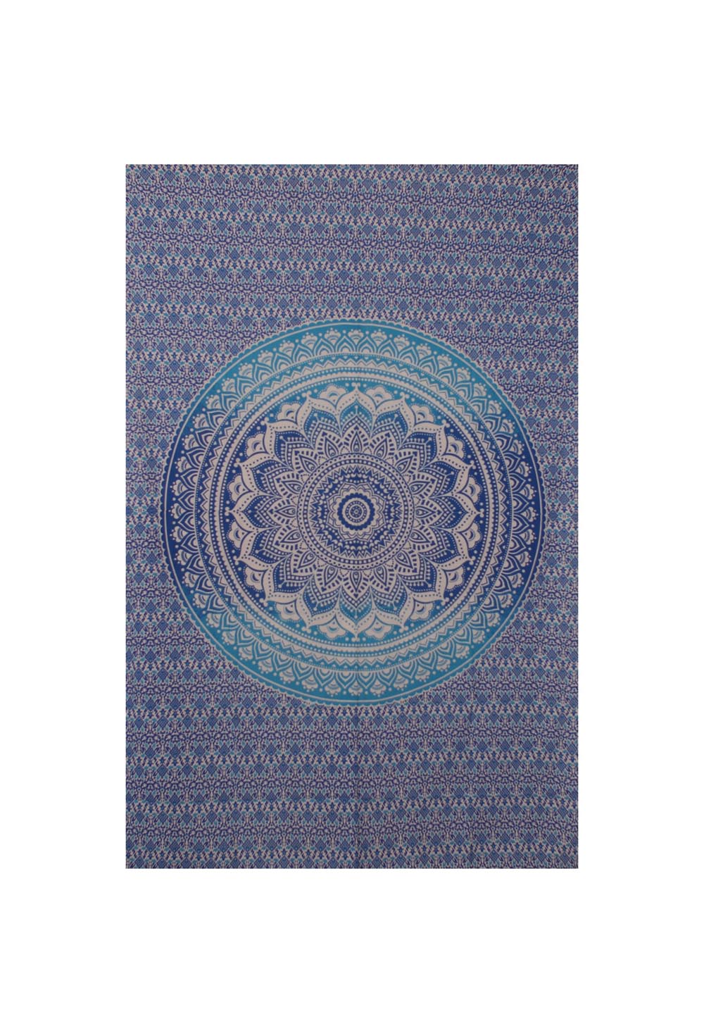 Zest For Life Mandala Mini Tapestry 30x45" Blue