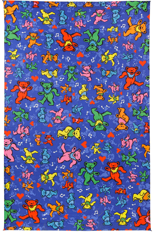 3D Grateful Dead Jam Bears Tapestry 60x90"