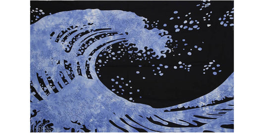 Tie Dye Ocean Wave Mini Tapestry 30x45" by Zest For Life