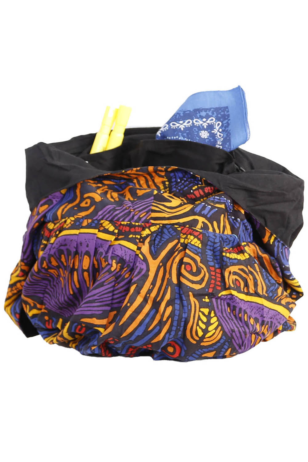 Mushroom Mandala Zip Top Hobo Shoulder Bag