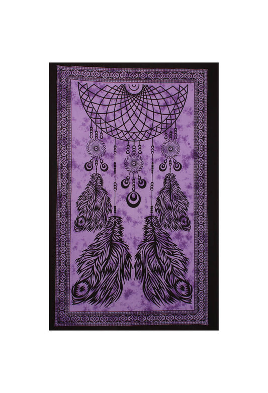 Dreamcatcher Mini Tapestry Purple 30x45" by Zest For Life